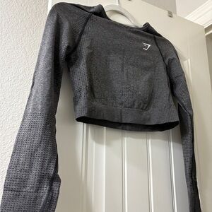 Gymshark Charcoal Long Sleeve Women's Hoodie